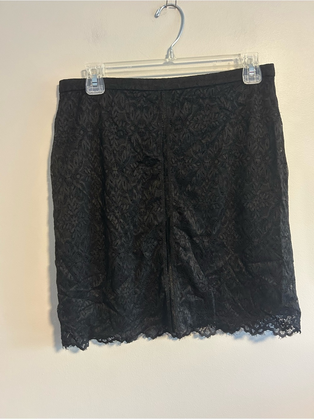 Wilfred for Aritzia 10 black Lace Pencil mini Skirt